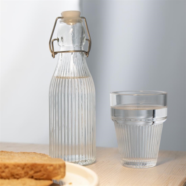 Olympia Ridged Stacking Tumblers 150ml (6 pack) Olympia Ridged Stacking Tumblers 150ml (6 pack)