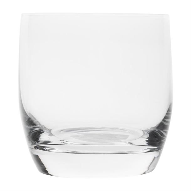 Olympia Verona Double Rocks Crystal Tumblers 395ml (6 pack)