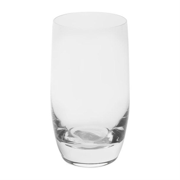 Olympia Verona Hi Ball Crystal Tumblers 285ml (6 Pack) Olympia Verona Hi Ball Crystal Tumblers 285ml (6 Pack)