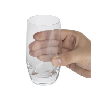 Olympia Verona Hi Ball Crystal Tumblers 285ml (6 Pack) Olympia Verona Hi Ball Crystal Tumblers 285ml (6 Pack)