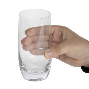 Olympia Verona Long Drink Crystal Tumblers 415ml (6 pack)