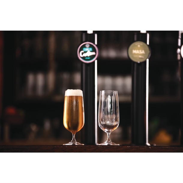 Olympia Bar Collection Crystal Stemmed Beer Glasses 410ml (6 Pack) Olympia Bar Collection Crystal Stemmed Beer Glasses 410ml (6 Pack)