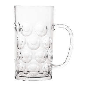 Polysafe Polycarbonate Beer Stien Glass - 1120ml (24 Pack)