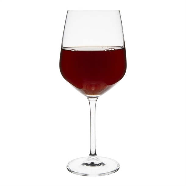 Olympia Chime Crystal Wine Glasses 620ml (6 Pack)