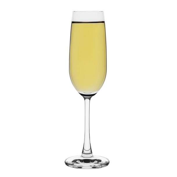 Olympia Serena Glass Flutes - 210ml (Pack 6)