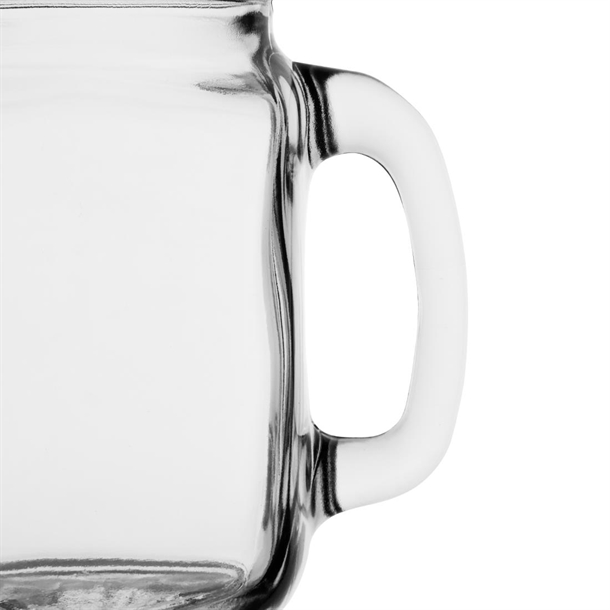 Olympia Handled Mason Jar Glasses 470ml (12 Pack) Olympia Handled Mason Jar Glasses 470ml (12 Pack)