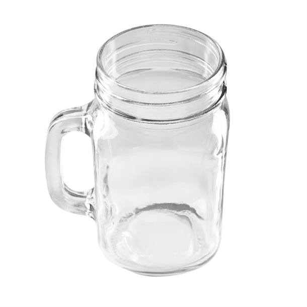 Olympia Handled Mason Jar Glasses 470ml (12 Pack) Olympia Handled Mason Jar Glasses 470ml (12 Pack)