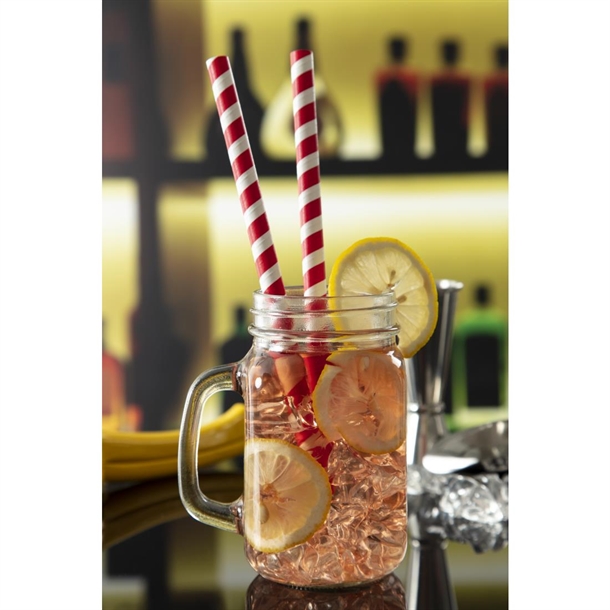 Olympia Handled Mason Jar Glasses 470ml (12 Pack) Olympia Handled Mason Jar Glasses 470ml (12 Pack)