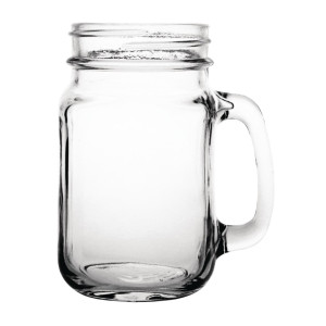 Olympia Handled Mason Jar Glasses 470ml (12 Pack)