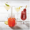 Olympia Glass Handled Mason Jars - 470ml (Pack 12) Olympia Glass Handled Mason Jars - 470ml (Pack 12)