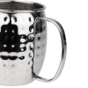 Olympia Barware Hammered Stainless Steel Mugs 440ml Olympia Barware Hammered Stainless Steel Mugs 440ml