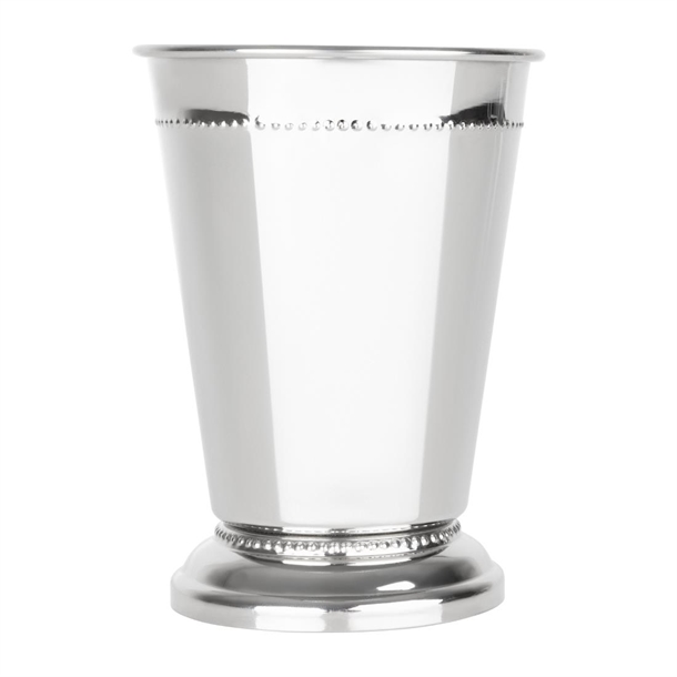 Olympia Barware Beaded Julep Cup Stainless Steel 370ml Olympia Barware Beaded Julep Cup Stainless Steel 370ml
