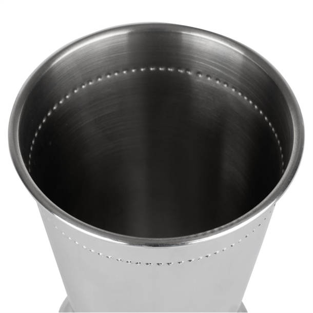 Olympia Barware Beaded Julep Cup Stainless Steel 370ml Olympia Barware Beaded Julep Cup Stainless Steel 370ml