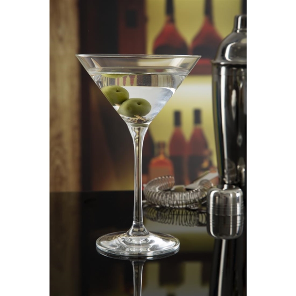 Olympia Campana One Piece Crystal Martini Glasses 260ml (6 Pack) Olympia Campana One Piece Crystal Martini Glasses 260ml (6 Pack)