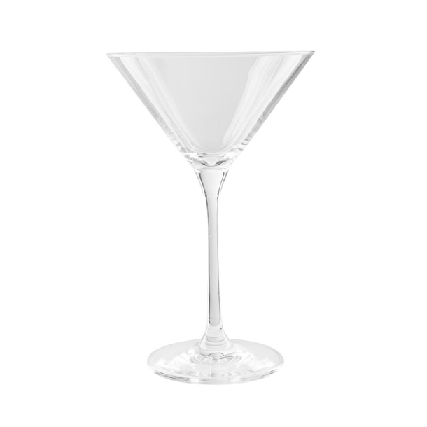 Olympia Campana One Piece Crystal Martini Glasses 260ml (6 Pack) Olympia Campana One Piece Crystal Martini Glasses 260ml (6 Pack)