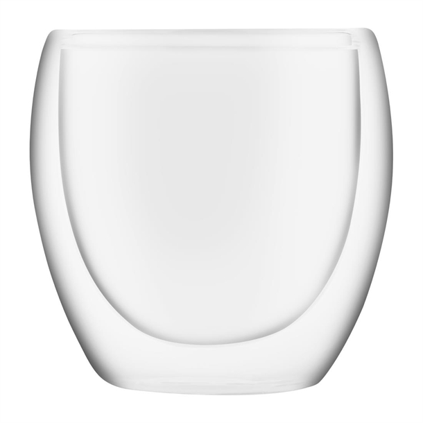 Brew Infusion Double Wall Glass 220ml (12 Pack)