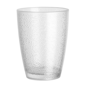 Olympia Kristallon Polycarbonate Tumbler Pebbled Clear 275ml Pack of 6