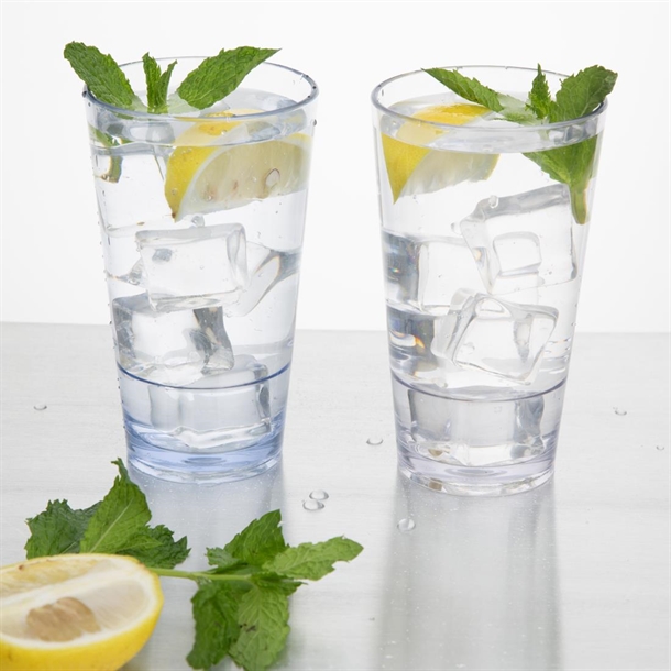 Olympia Kristallon Polycarbonate Stacking Hi Ball Tumblers 420ml (6 Pack)