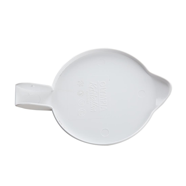 Olympia Kristallon White Polycarbonate Lid for 900ml Jug