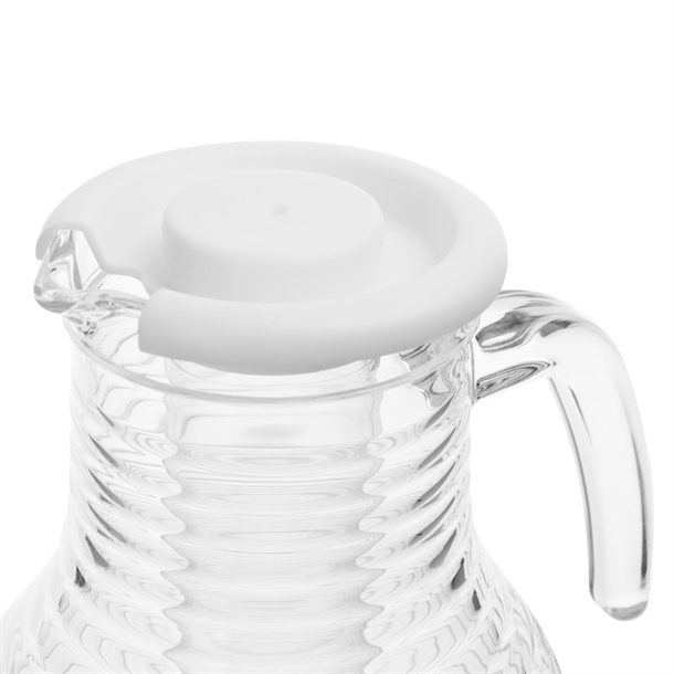 Olympia Kristallon Jug With Cooling Tube Polycarbonate Ridged - 1600ml Olympia Kristallon Jug With Cooling Tube Polycarbonate Ridged - 1600ml