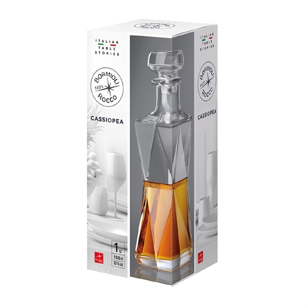 Bormioli Rocco Cassiopea Spirit Decanter 800ml Clear