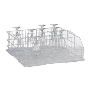 Winterhalter 4 row wire glass rack 500x500mm to suit UC-M/L/XL