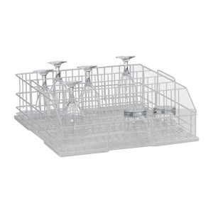 Winterhalter 5 row wire glass rack 500x500mm to suit UC-M/L/XL