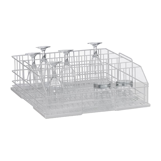 Winterhalter 5 row wire glass rack 500x500mm to suit UC-M/L/XL