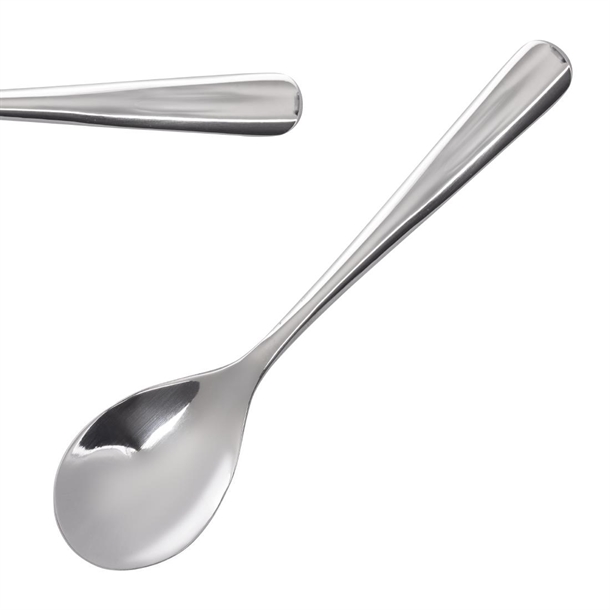 Olympia Roma 18/10 Stainless Steel Coffee Spoons (12 Pack) Olympia Roma 18/10 Stainless Steel Coffee Spoons (12 Pack)