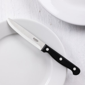 Olympia Rounded Steak Knife Black (12 Pack)