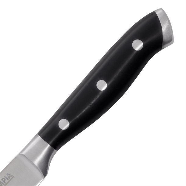 Olympia Premium Riveted Steak Knives with Black ABS Handles (6 Pack) Olympia Premium Riveted Steak Knives with Black ABS Handles (6 Pack)
