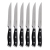 Olympia Premium Riveted Steak Knives with Black ABS Handles (6 Pack) Olympia Premium Riveted Steak Knives with Black ABS Handles (6 Pack)