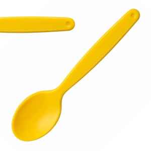Olympia Kristallon Polypropylene Spoons Yellow (12 Pack)