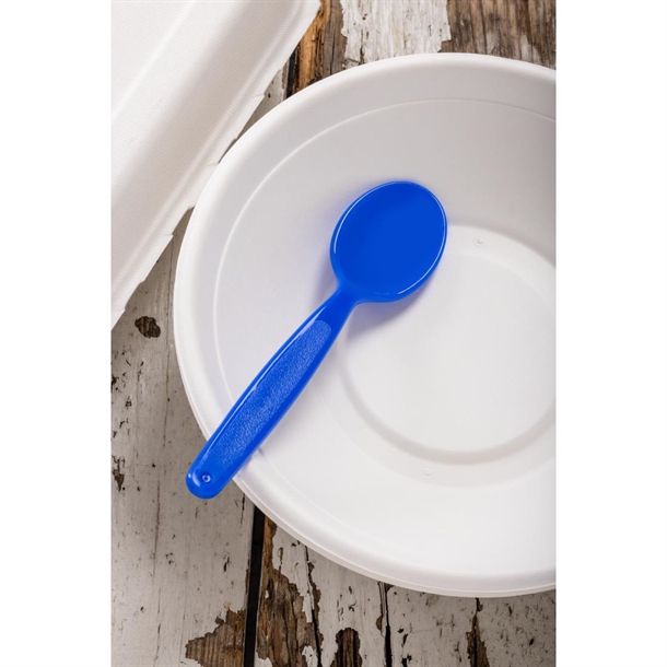 Olympia Kristallon Polypropylene Spoons Blue (12 Pack) Olympia Kristallon Polypropylene Spoons Blue (12 Pack)