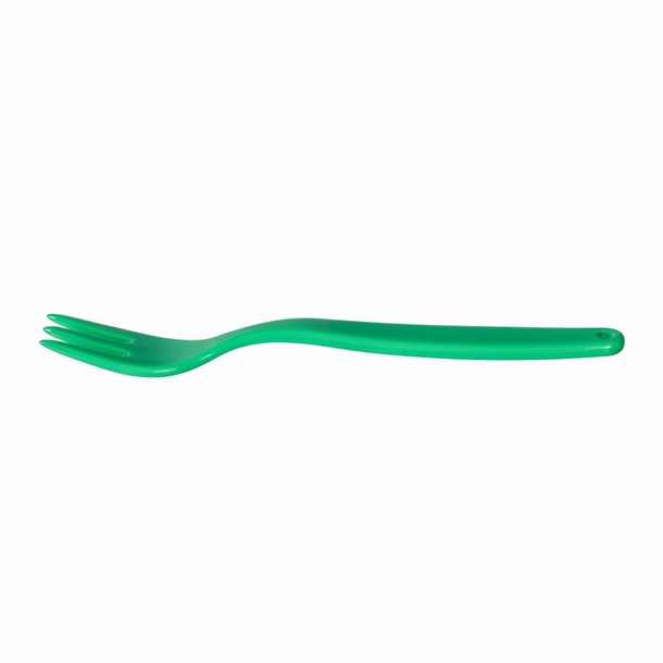 Olympia Kristallon Polypropylene Forks Green (12 Pack)