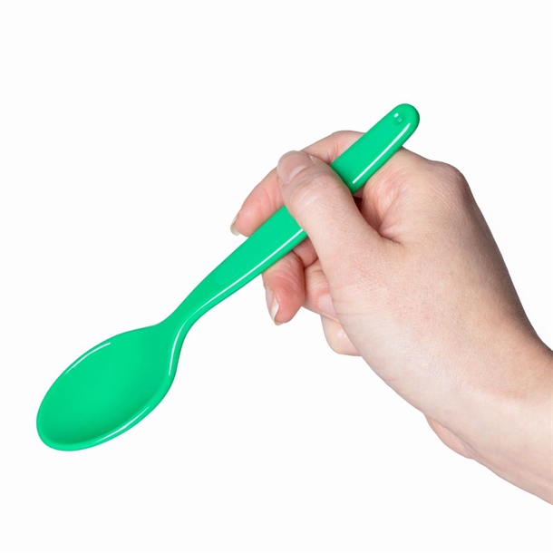 Olympia Kristallon Polypropylene Spoons Green (12 Pack)