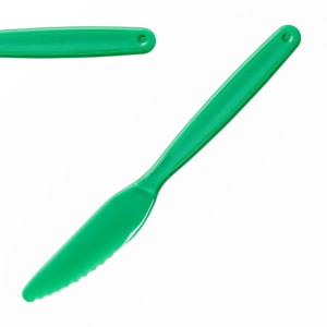 Olympia Kristallon Polypropylene Knife Green (12 Pack)