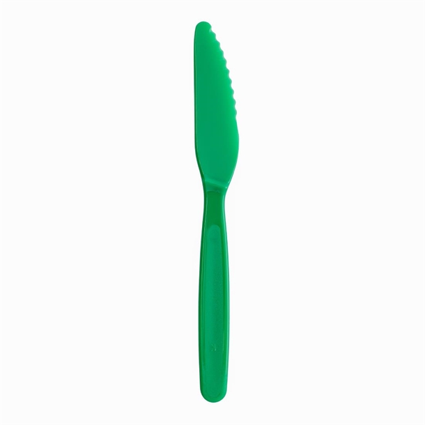 Olympia Kristallon Polypropylene Knife Green (12 Pack) Olympia Kristallon Polypropylene Knife Green (12 Pack)