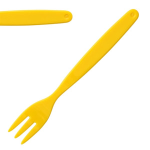 Olympia Kristallon Polypropylene Forks Yellow (12 Pack)