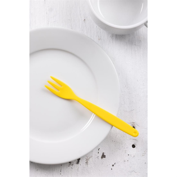Olympia Kristallon Polypropylene Forks Yellow (12 Pack) Olympia Kristallon Polypropylene Forks Yellow (12 Pack)