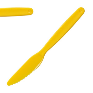 Olympia Kristallon Polypropylene Knife Yellow (12 Pack)