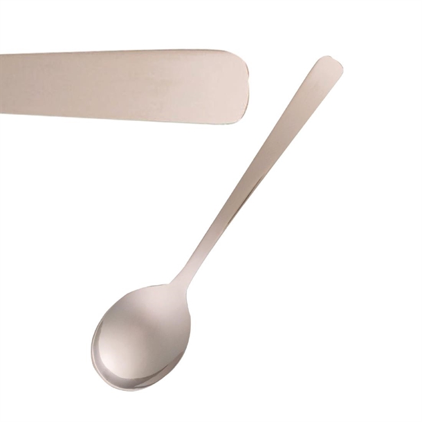 Tablekraft Amalfi Soup Spoons Stainless Steel 18/10 (12 Pack)