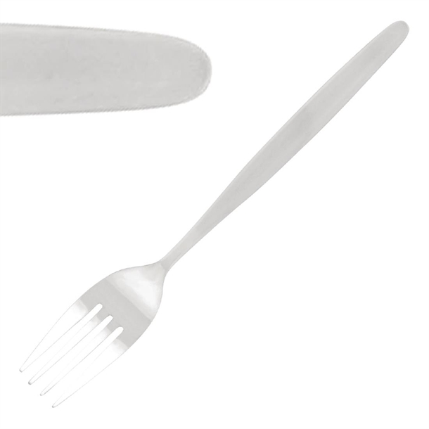 Tablekraft Atlantis Table Fork Stainless Steel 18/0 (12 Tablekraft Atlantis Table Fork Stainless Steel 18/0 (12