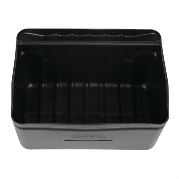 Cambro Cutlery Holder for KD Utility Carts - Black Cambro Cutlery Holder for KD Utility Carts - Black