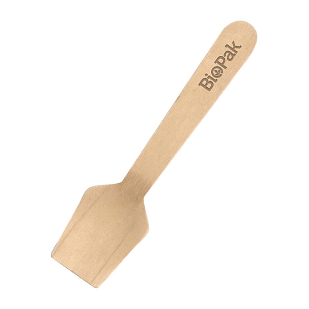 BioPak Wood Ice Cream Spoon 95mm (2000 Pack) BioPak Wood Ice Cream Spoon 95mm (2000 Pack)