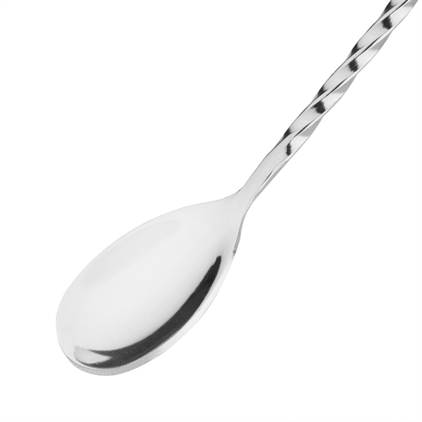 Olympia Twisted Bar Spoon with Disc End Olympia Twisted Bar Spoon with Disc End