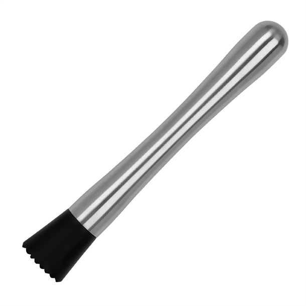 Zanzi Cocktail Muddler Stainless Steel - 205x53mm Zanzi Cocktail Muddler Stainless Steel - 205x53mm
