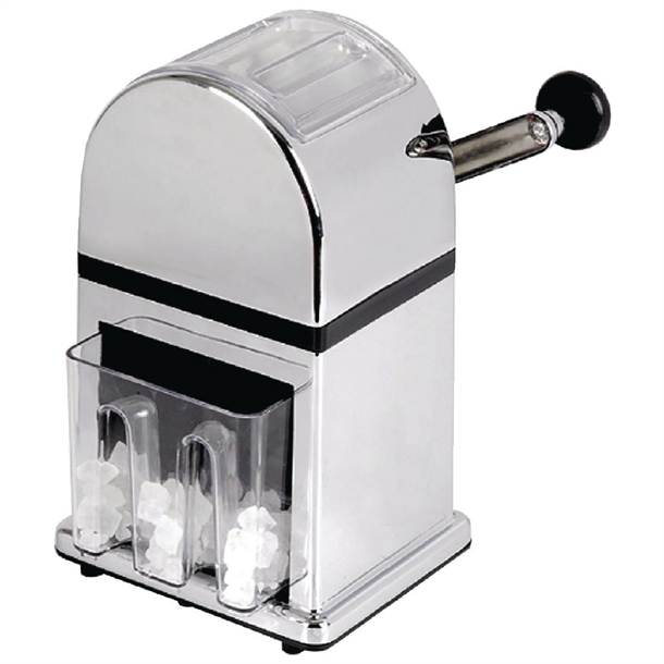 Olympia Manual Ice Crusher Chrome Effect Olympia Manual Ice Crusher Chrome Effect
