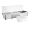 Olympia Condiment Dispenser 3 x 2 Pint Olympia Condiment Dispenser 3 x 2 Pint