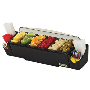 San Jamar Dome Garnish Centre 5 Tray